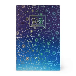 Carnet Legami - Bleu – B5 18,5 x 24,8 cm – We are all made of stard - 100 pages lignées
