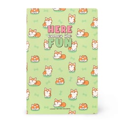 Cahier Ligné A5 Legami - Couverture Rigide Illustrée - Corgi