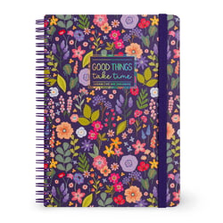 Cahier Legami - Fleurs - pages à spirales lignées