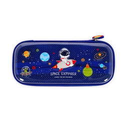 Trousse à stylosrectangulaire 1 compartiment Legami - bleu - Espace