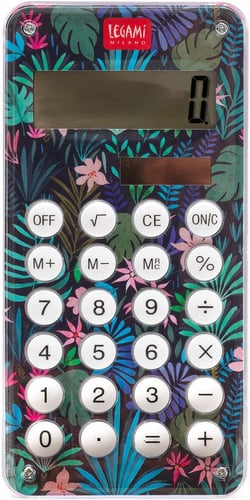 Calculatrice scolaire Legami - Primaire - Fleur