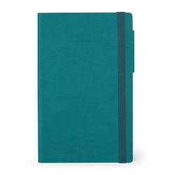 Cahier Legami - Vert – 13 x 21 cm – Malachite verte - 192 pages lignées