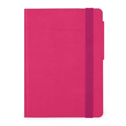 Cahier Legami - Rose – 9,5 x 13,5 cm – Framboise - 192 pages