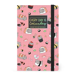 Cahier Legami - Rose– 13 x 21 cm – Every day is caturday - 164 pages