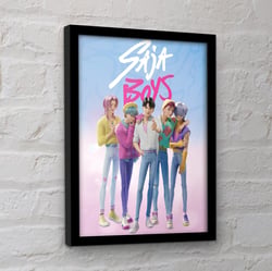 Cadre collector print - K-Pop Demon Hunters - Saja Boys