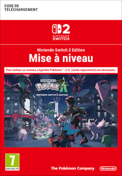 Code de téléchargement Mise à niveau Légendes Pokémon Z-A - Nintendo Switch 2