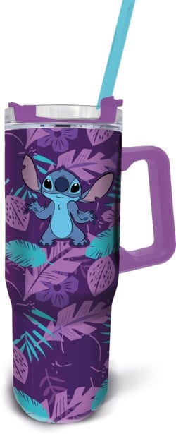  Mug de voyage XL Stitch Purple Flower - 940 ml