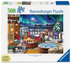 Puzzle 500 pièces - Lumières du Nord - Puzzle à grosses pièces