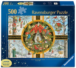 Puzzle 500 pièces - Le chant de Noël des oiseaux - Puzzle à grosses pièces