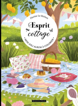 Esprit cottage - Mon joli album à colorier