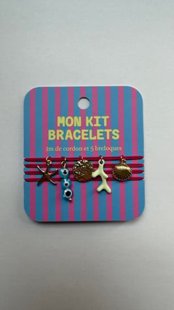 Kit bracelets bleu