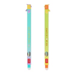 Lot de 2 stylos gel effaçables édition limitée Legami - Saint-Valentin Better Together - Turquoise et orange - Pointe moyenne