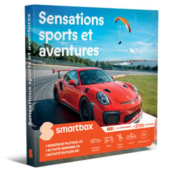 Coffret cadeau Smartbox - Sensations sports et aventures - 1 à 4 personnes