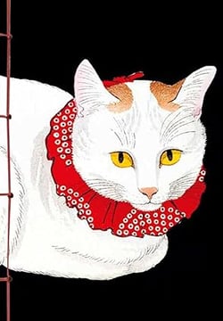 Carnet Hazan gaufré Chats 16 x 23 cm (papeterie)