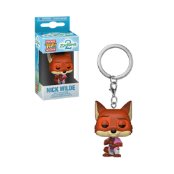 Porte-clés Funko Pop Pocket Keychain – Zootopie 2 – Nick Wilde 