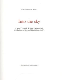 Into the sky