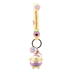 Porte-clés avec dragonne Pompompurin - YuMe Hello Kitty and Friends Peach Series