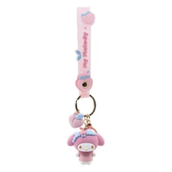  Porte-clés avec dragonne My Melody - YuMe Hello Kitty and Friends Peach Series