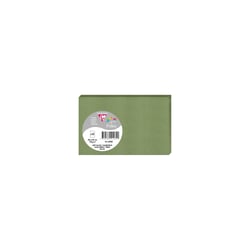 Paquet de 25 cartes simples Pollen - 82x128 mm - 210 g/m² - Vert sauge