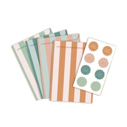 Lot de 8 pochettes papier Artyfêtes - Happy Birthday - 15 x 21 cm