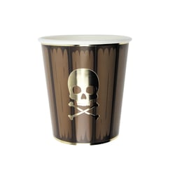 Lot de 8 gobelets - Tonneau pirate - Artyfêtes