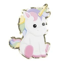Lot de 8 assiettes - Baby licorne - Artyfêtes