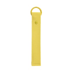 Porte-clés ruban jaune - 2,5 x 16,5 cm - Créalia