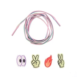  Accessoires de chaussure - Lacets et clips colorés - Créalia