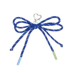 Porte-clés corde nœud bleu - Créalia