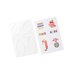  Porte-clés personnalisables x2 - 11,5 x 16,5 cm - Créalia