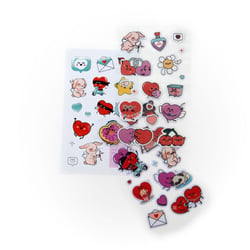 Planches de stickers - Love St-Valentin - Mr Wonderful