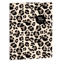 Cahier Exacompta - A5 15 x 21 cm – Léopard foncé - 64 pages lignées