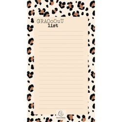 To do list Exacompta - A6 10,5 x 14,8 cm - Léopard clair