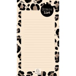 To do list Exacompta - A6 10,5 x 14,8 cm - Léopard foncé