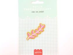 Ecusson thermocollant à paillettes - Feuille
