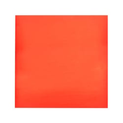 Plaque acrylique - Transparente miroir rouge - 30 x 30 cm - Créalia