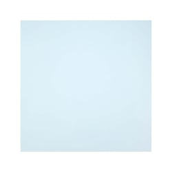 Plaque acrylique transparente - Bleu optique - 30 x 30 cm - Créalia