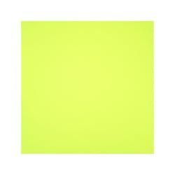 Plaque acrylique - Transparente jaune fluo - 30 x 30 cm - Créalia
