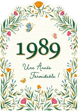 Carte double Pictura - Une année formidable