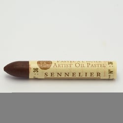Pastel huile - Sennelier - terre Sienne N°36