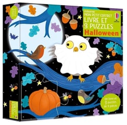 Halloween : mon petit coffret livre et 3 puzzles