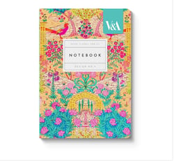 Carnet premium Ohh Deer - A6 10,5 x 14,8 cm – Neon Floral Ornate Garden - Pages lignées