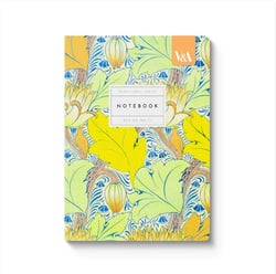 Carnet premium Ohh Deer - A5 14,8 x 21 cm – Neon Floral Arts & Crafts - Pages lignées
