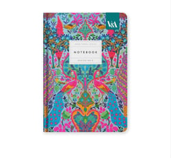 Carnet premium Ohh Deer - A5 14,8 x 21 cm – Neon Floral Turquoise - Pages lignées
