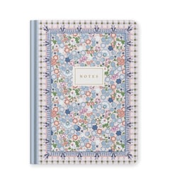 Carnet premium Ohh Deer - B6 12,5 x 17,6 cm - Cream Dreamy Ditsy Check - Pages lignées