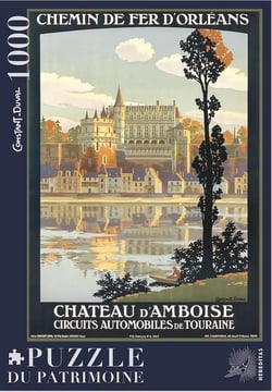 Puzzle 1000 pièces - Château d'Amboise par Constant-Duval