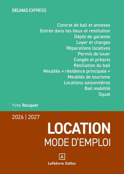 Location mode d'emploi (édition 2026/2027)