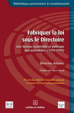 Fabriquer la loi sous le Directoire : une histoire matérielle et politique des assemblées, 1795-1799