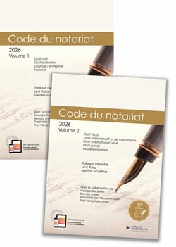 Codes annotés : Code du notariat 2026 : À jour au 1er janvier 2026
