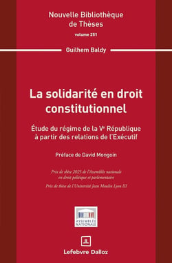La solidarité en droit constitutionnel. Volume 251